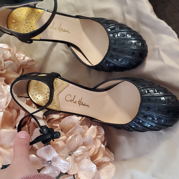 Cole Haan Shoes | Cole Haan x Nike Air Mary Jane Heels black size 6 1/2 b - Picture 5 of 12